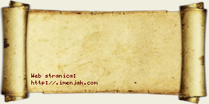 Jadranka Michaud vizit kartica